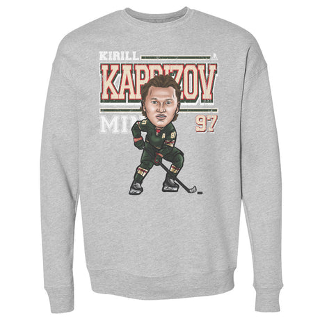 Kirill Kaprizov Men's Crewneck Sweatshirt | 500 LEVEL