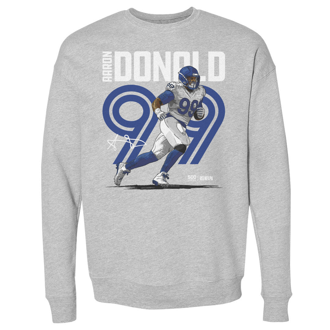 Aaron Donald Men's Crewneck Sweatshirt | 500 LEVEL