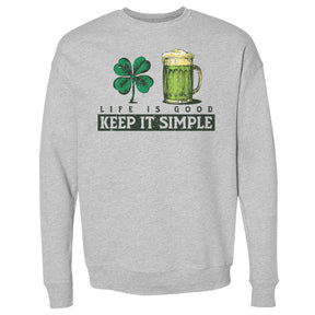 St. Patrick's Day Men's Crewneck Sweatshirt | 500 LEVEL