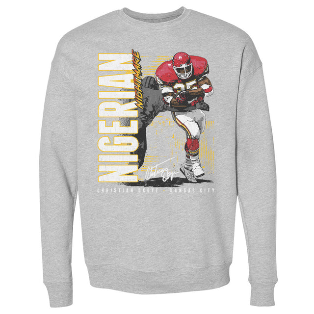 Christian Okoye Men's Crewneck Sweatshirt | 500 LEVEL