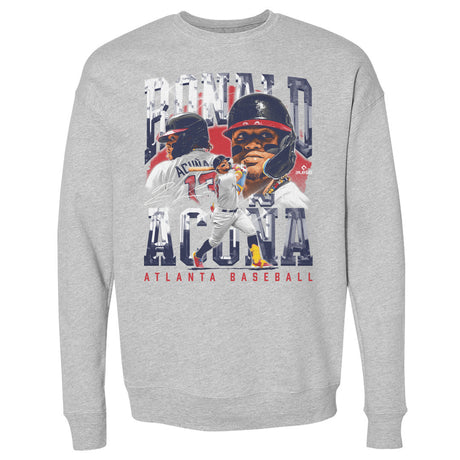 Ronald Acuna Jr. Men's Crewneck Sweatshirt | 500 LEVEL