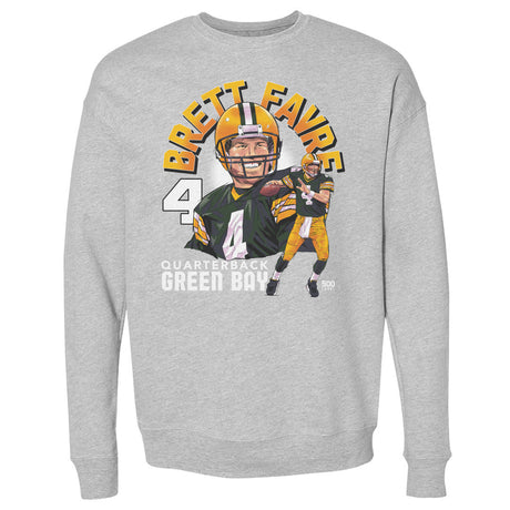 Brett Favre Men's Crewneck Sweatshirt | 500 LEVEL