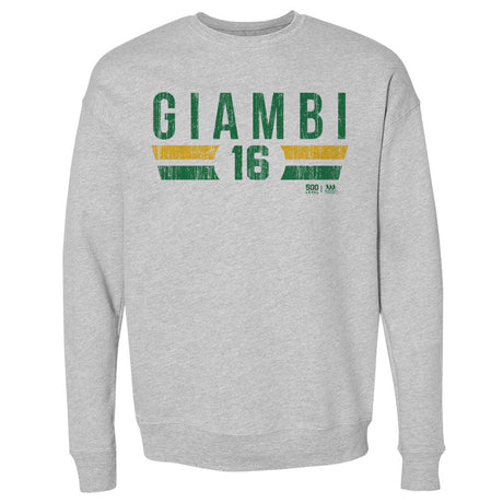 Jason Giambi Men's Crewneck Sweatshirt | 500 LEVEL