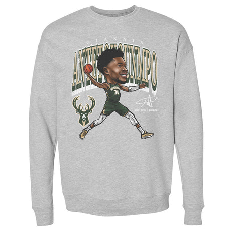 Giannis Antetokounmpo Men's Crewneck Sweatshirt | 500 LEVEL