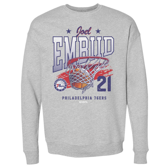 Joel Embiid Men's Crewneck Sweatshirt | 500 LEVEL
