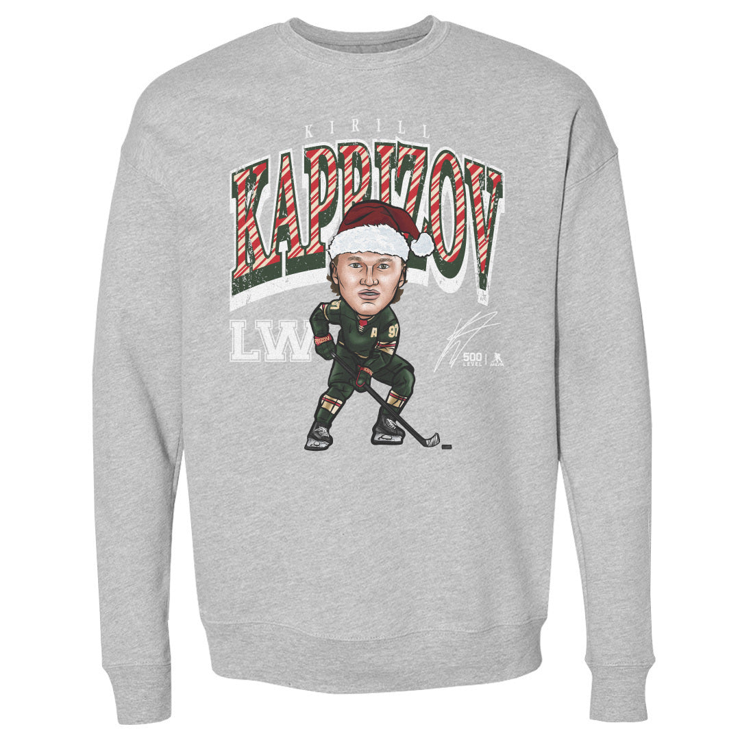 Kirill Kaprizov Men's Crewneck Sweatshirt | 500 LEVEL