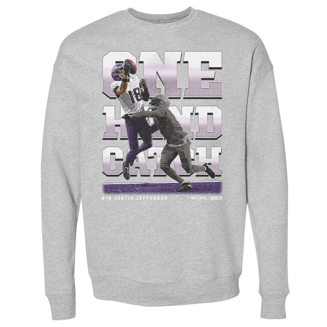 Justin Jefferson Men's Crewneck Sweatshirt | 500 LEVEL
