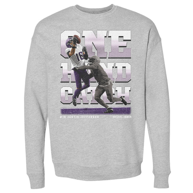Justin Jefferson Men's Crewneck Sweatshirt | 500 LEVEL