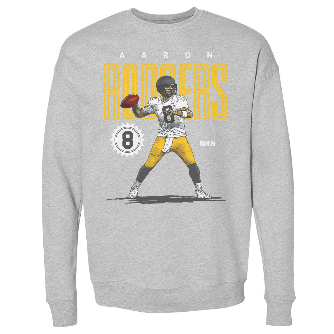 Aaron Rodgers Men's Crewneck Sweatshirt | 500 LEVEL