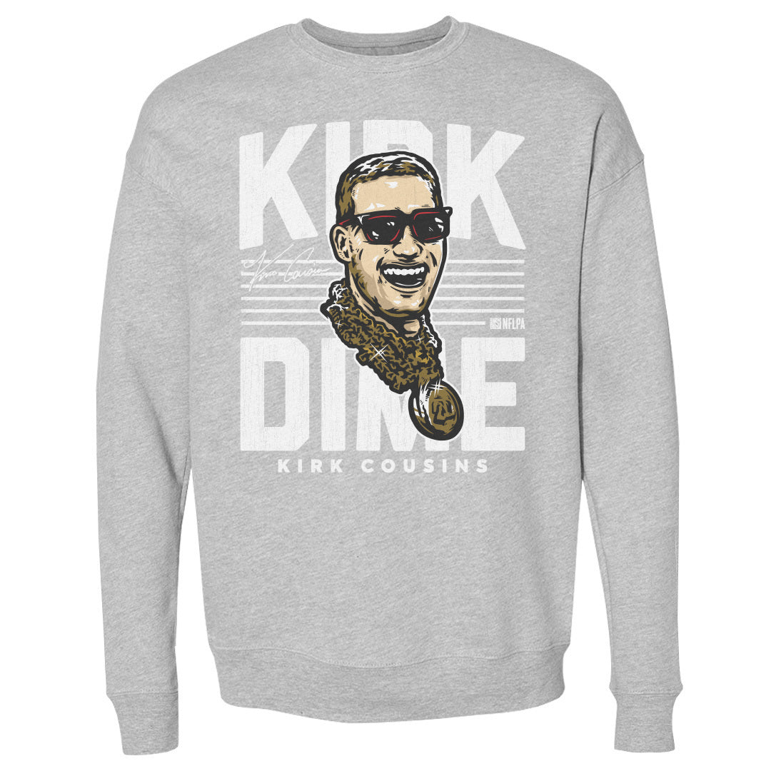 Kirk Cousins Men&#39;s Crewneck Sweatshirt | 500 LEVEL