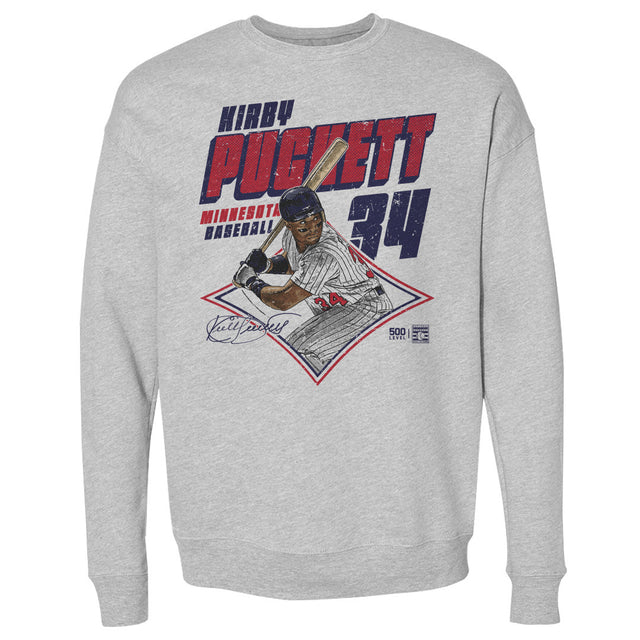 Kirby Puckett Men's Crewneck Sweatshirt | 500 LEVEL