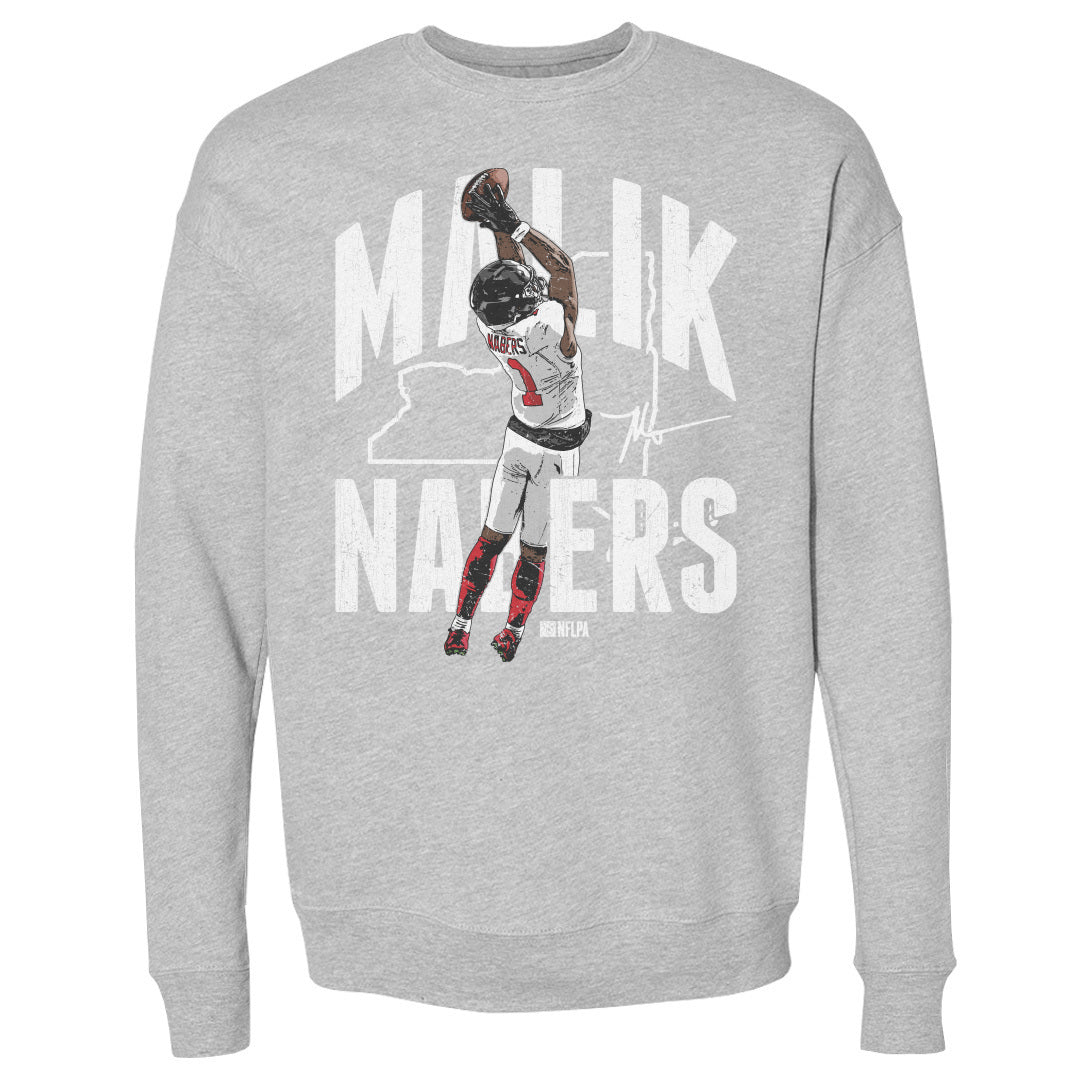 Malik Nabers Men's Crewneck Sweatshirt | 500 LEVEL