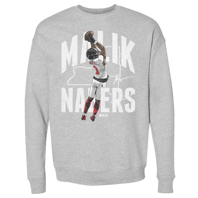 Malik Nabers Men's Crewneck Sweatshirt | 500 LEVEL