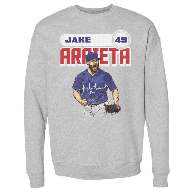 Jake Arrieta Men's Crewneck Sweatshirt | 500 LEVEL