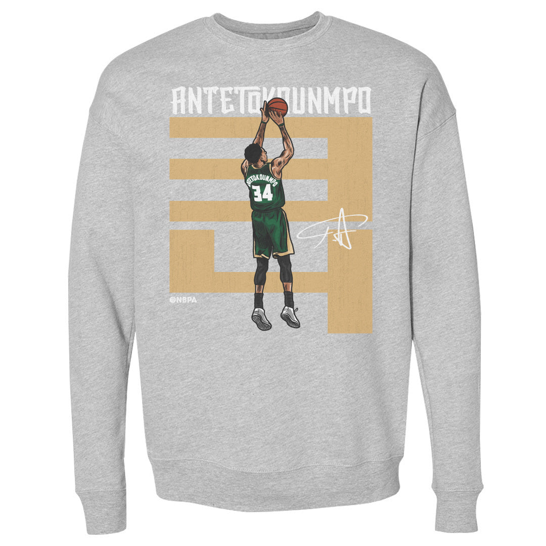 Giannis Antetokounmpo Men's Crewneck Sweatshirt | 500 LEVEL