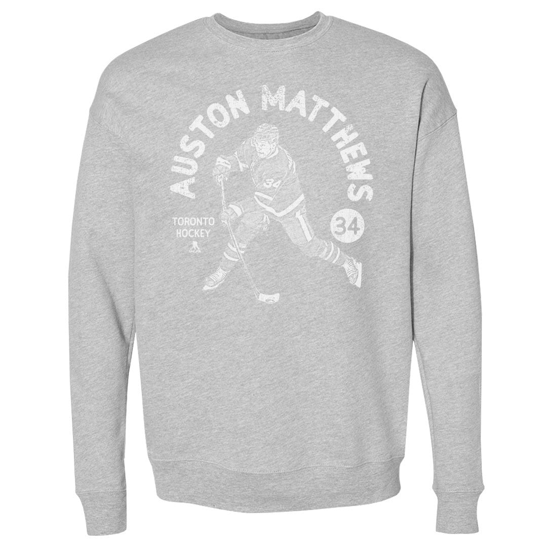 Auston Matthews Men&#39;s Crewneck Sweatshirt | 500 LEVEL
