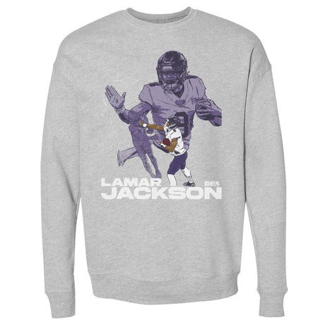 Lamar Jackson Men's Crewneck Sweatshirt | 500 LEVEL