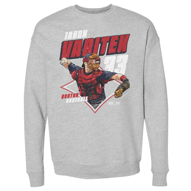 Jason Varitek Men's Crewneck Sweatshirt | 500 LEVEL
