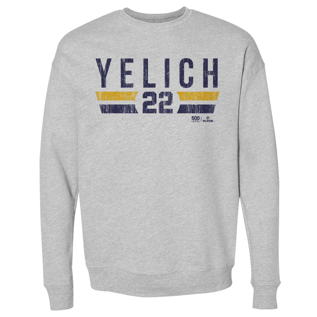 Christian Yelich Men's Crewneck Sweatshirt | 500 LEVEL
