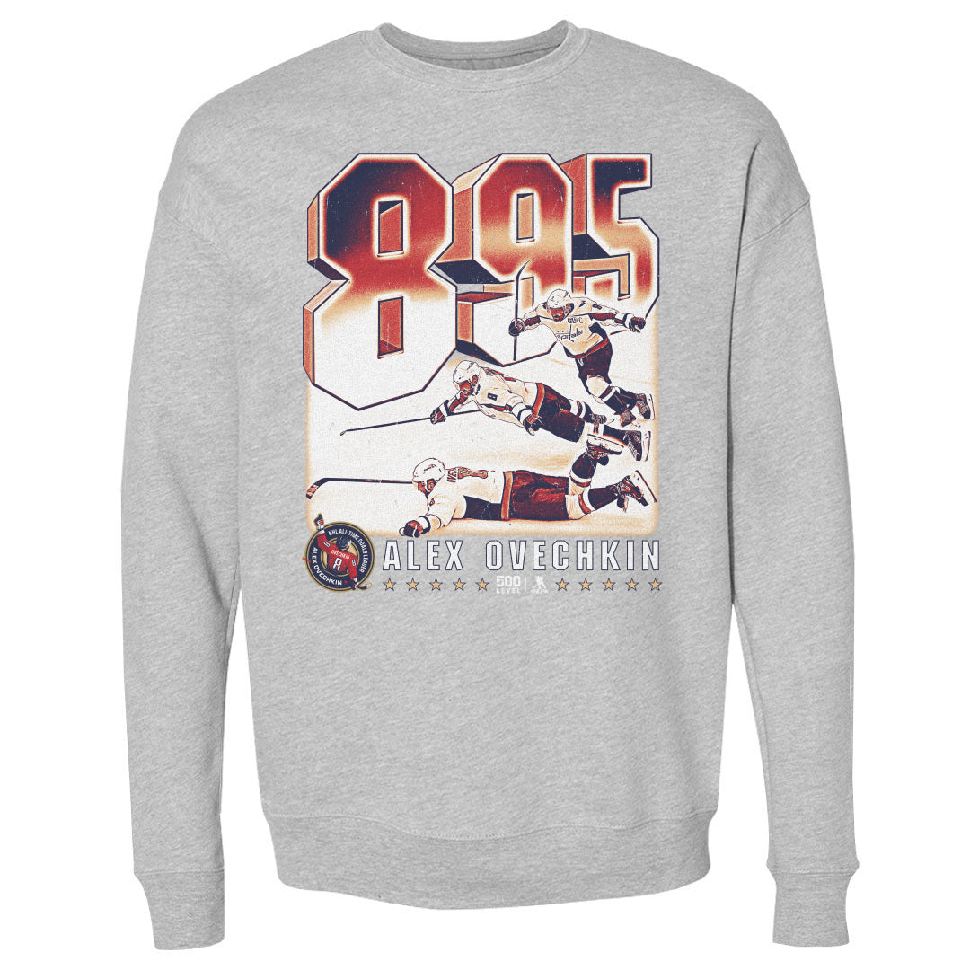 Alex Ovechkin Men's Crewneck Sweatshirt | 500 LEVEL