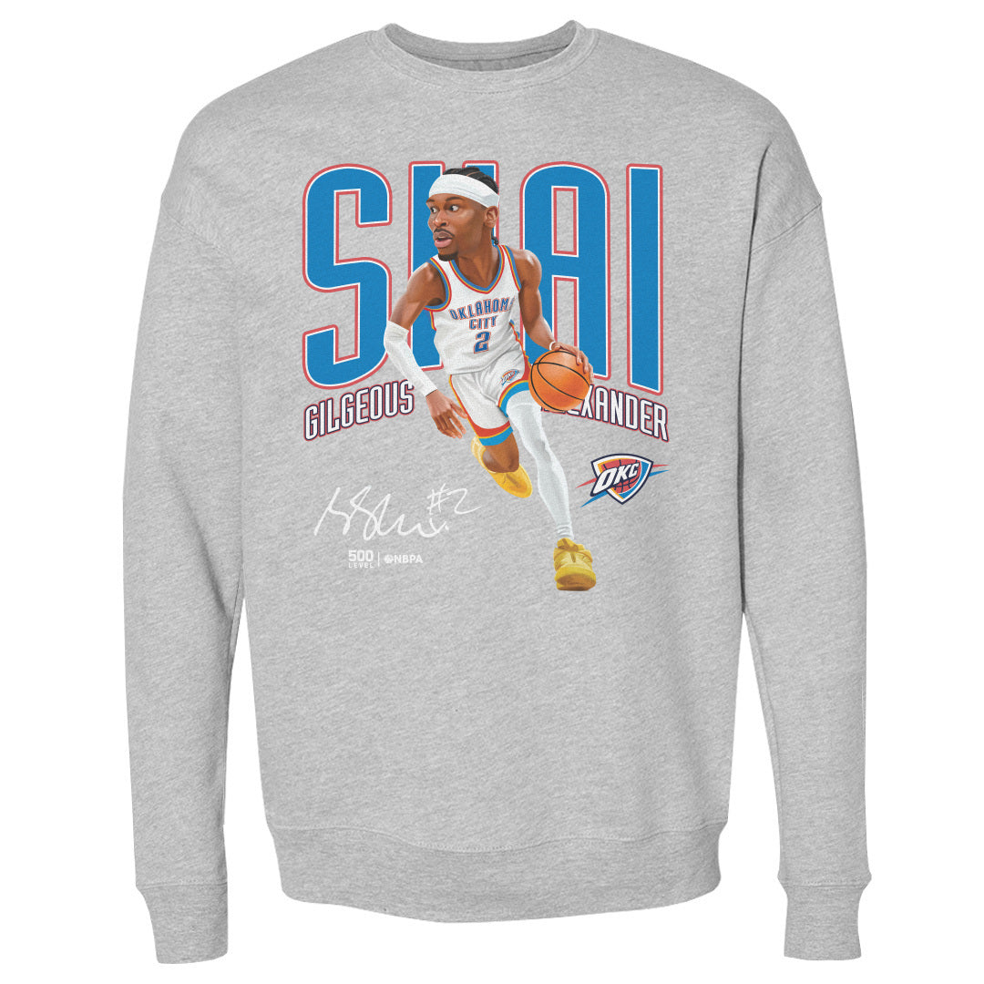 Shai Gilgeous-Alexander Men's Crewneck Sweatshirt | 500 LEVEL