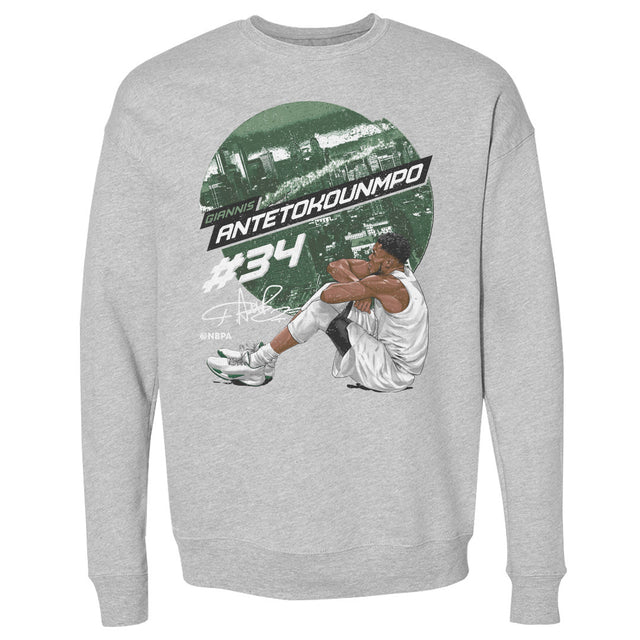 Giannis Antetokounmpo Men's Crewneck Sweatshirt | 500 LEVEL