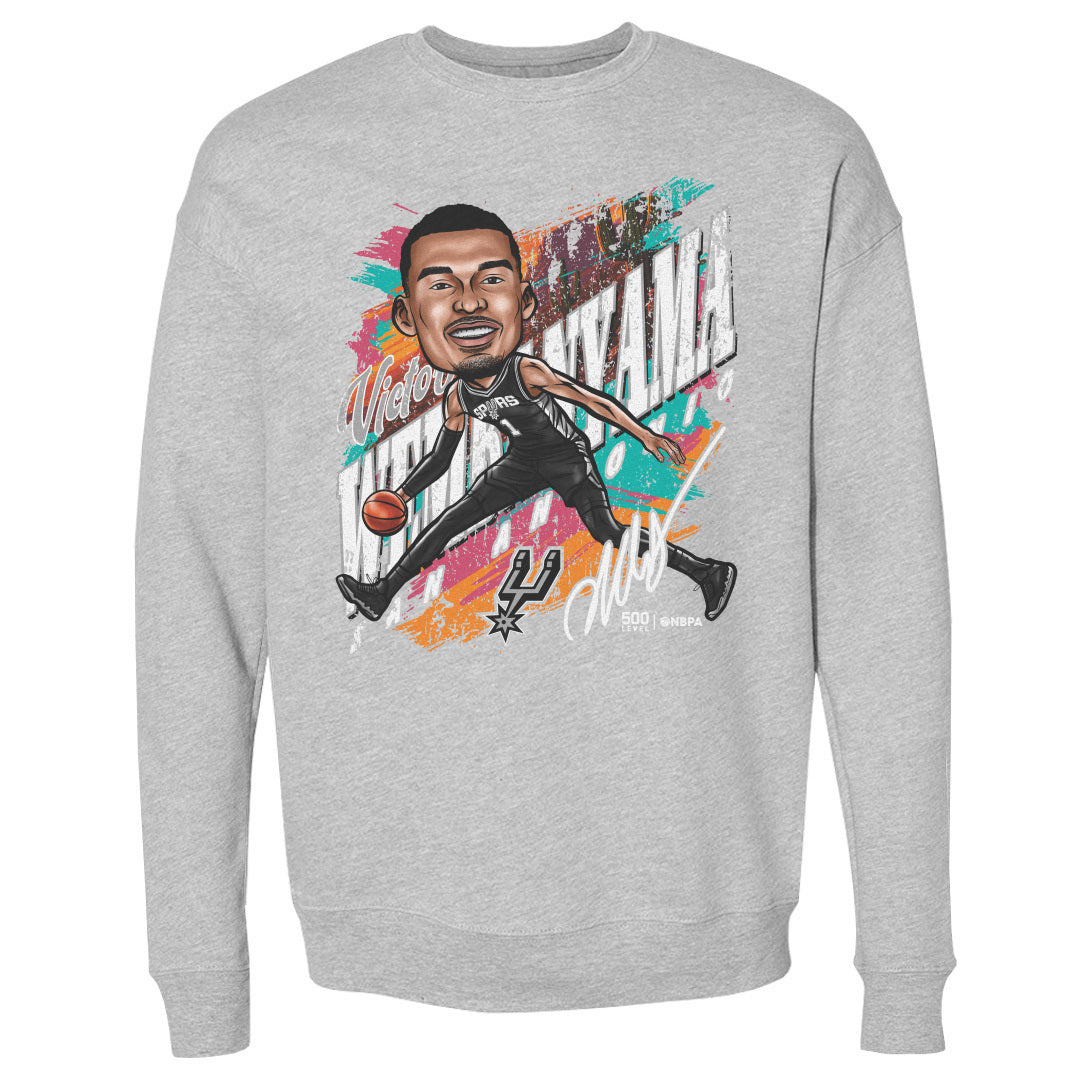 Victor Wembanyama Men's Crewneck Sweatshirt | 500 LEVEL
