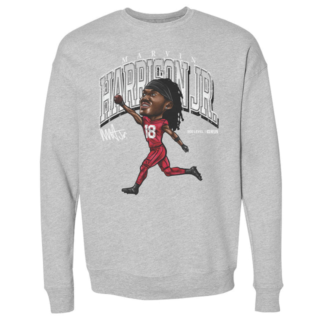 Marvin Harrison Jr. Men's Crewneck Sweatshirt | 500 LEVEL