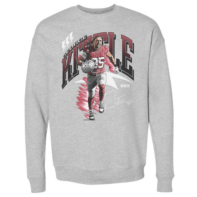 George Kittle Men's Crewneck Sweatshirt | 500 LEVEL
