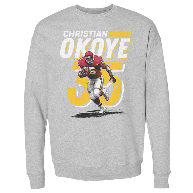 Christian Okoye Men's Crewneck Sweatshirt | 500 LEVEL