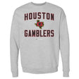 Houston Gamblers Men's Crewneck Sweatshirt | 500 LEVEL