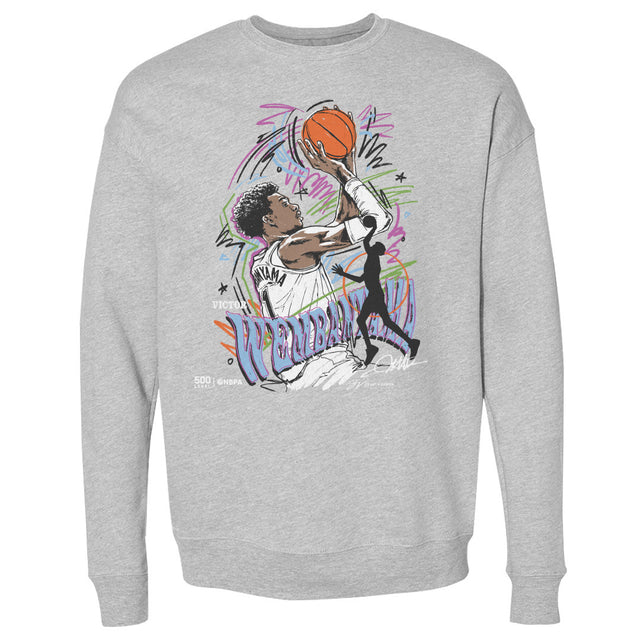 Victor Wembanyama Men's Crewneck Sweatshirt | 500 LEVEL