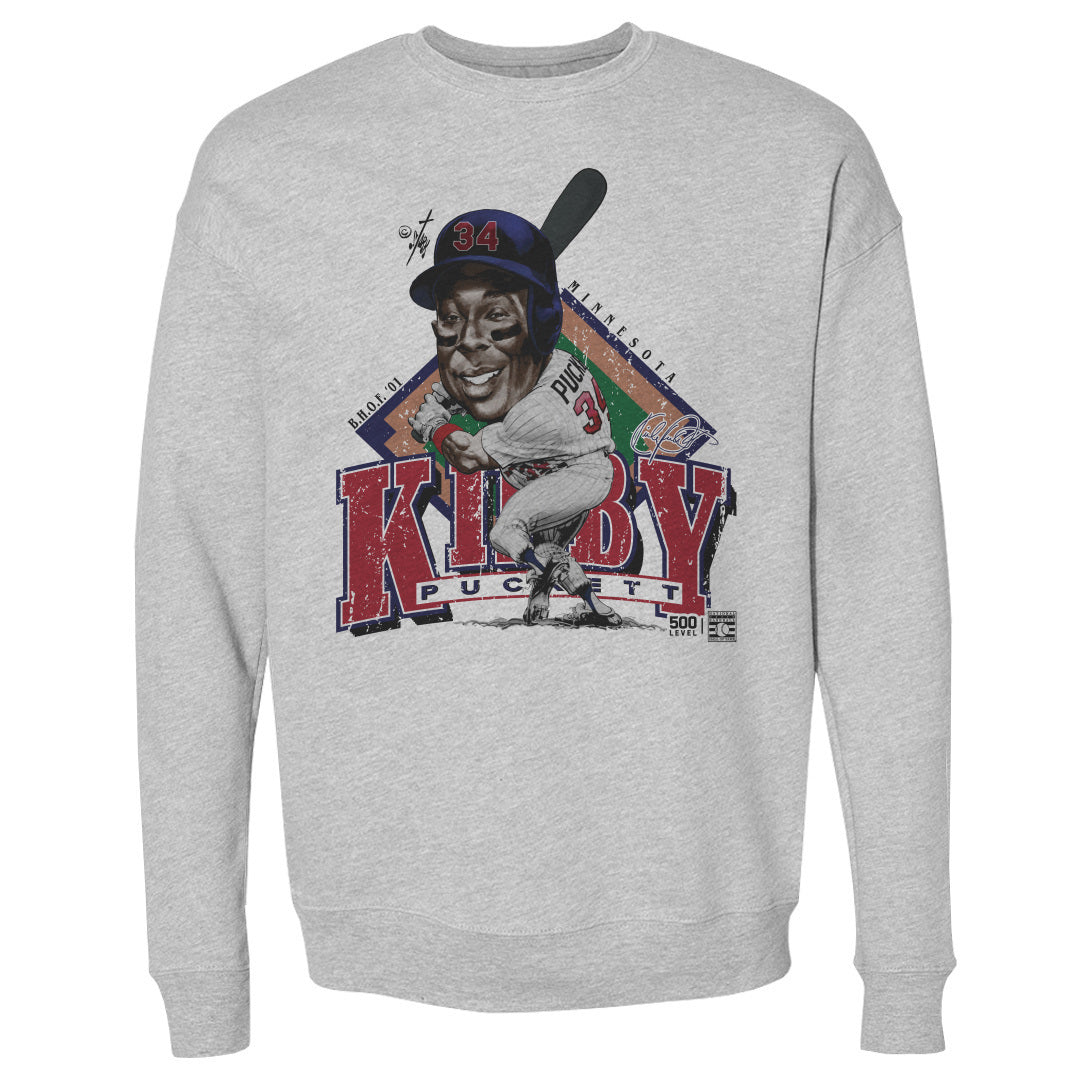 Kirby Puckett Men's Crewneck Sweatshirt | 500 LEVEL