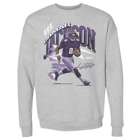Lamar Jackson Men's Crewneck Sweatshirt | 500 LEVEL