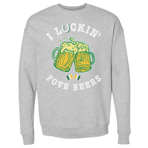 St. Patrick's Day Men's Crewneck Sweatshirt | 500 LEVEL