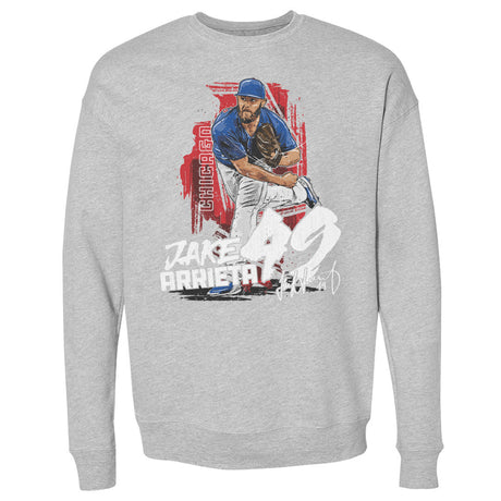 Jake Arrieta Men's Crewneck Sweatshirt | 500 LEVEL