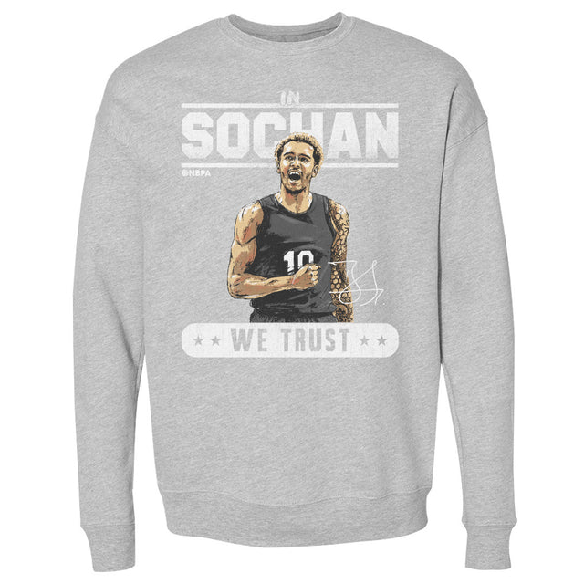 Jeremy Sochan Men's Crewneck Sweatshirt | 500 LEVEL