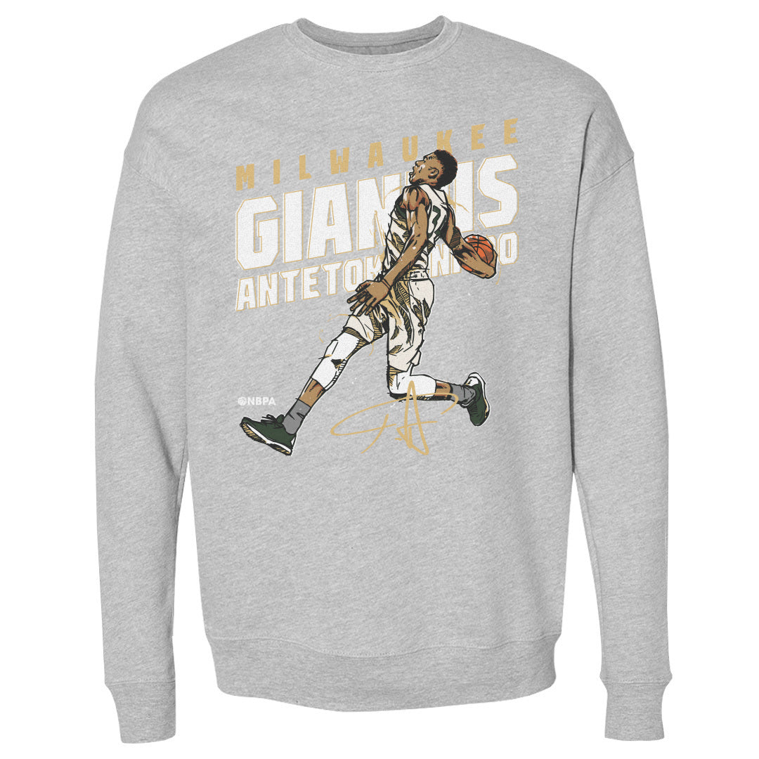 Giannis Antetokounmpo Men's Crewneck Sweatshirt | 500 LEVEL