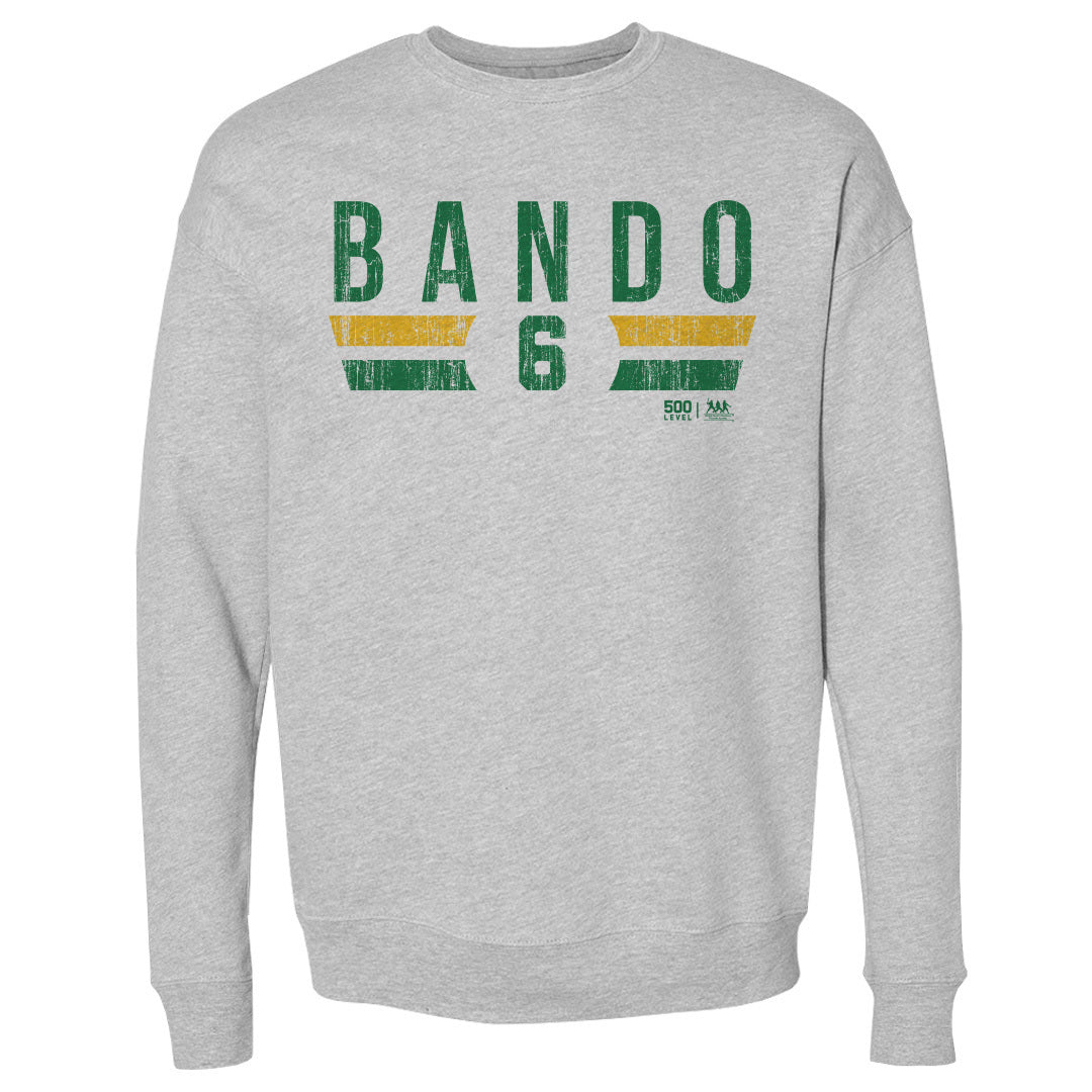 Sal Bando Men's Crewneck Sweatshirt | 500 LEVEL