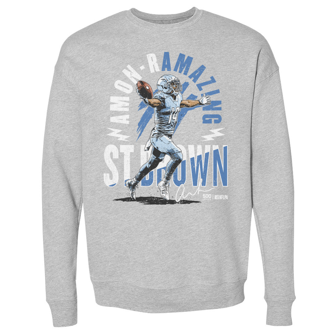 Amon-Ra St. Brown Men's Crewneck Sweatshirt | 500 LEVEL