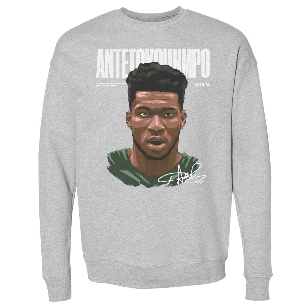 Giannis Antetokounmpo Men's Crewneck Sweatshirt | 500 LEVEL