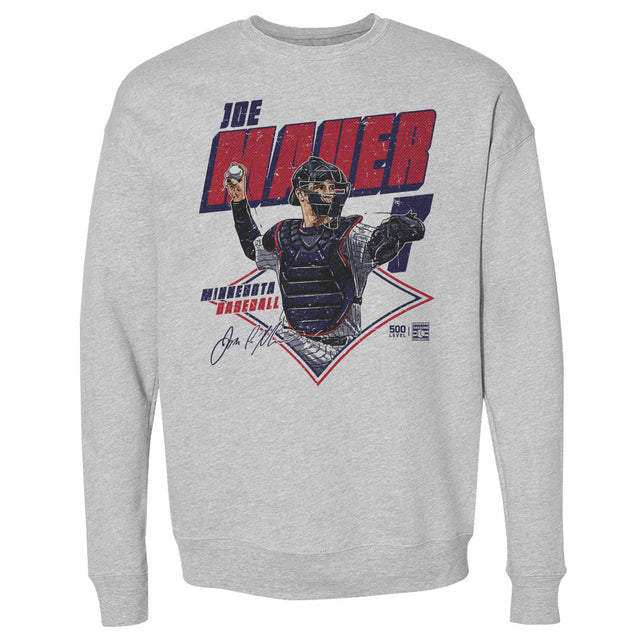 Joe Mauer Men's Crewneck Sweatshirt | 500 LEVEL