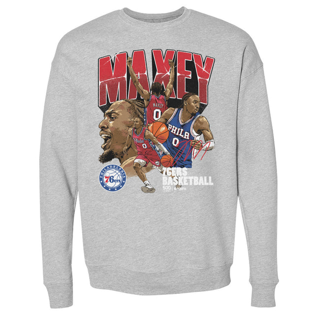Tyrese Maxey Men's Crewneck Sweatshirt | 500 LEVEL