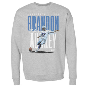 Brandon Aubrey Men's Crewneck Sweatshirt | 500 LEVEL