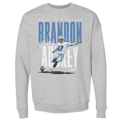 Brandon Aubrey Men's Crewneck Sweatshirt | 500 LEVEL