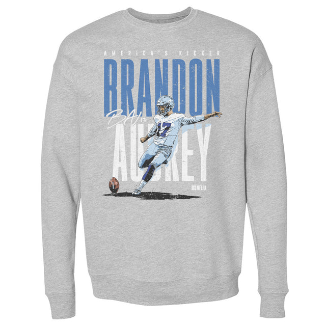 Brandon Aubrey Men's Crewneck Sweatshirt | 500 LEVEL