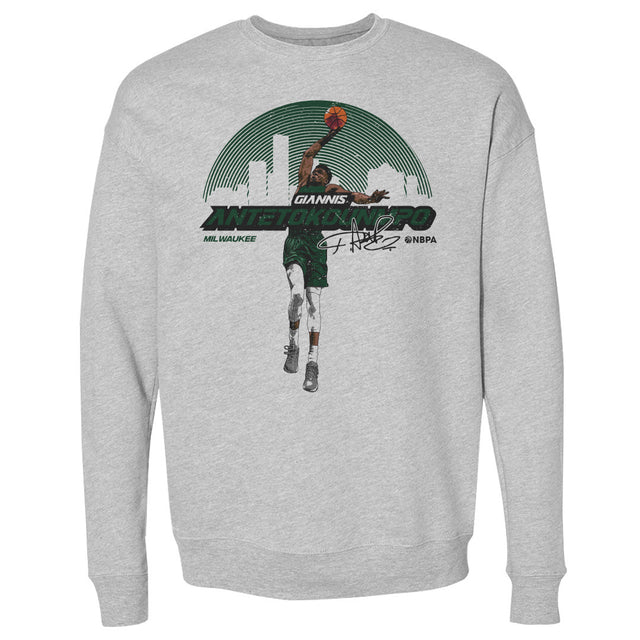Giannis Antetokounmpo Men's Crewneck Sweatshirt | 500 LEVEL