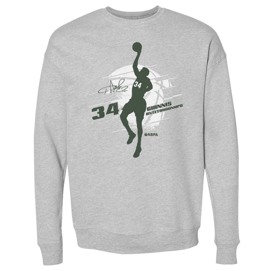 Giannis Antetokounmpo Men's Crewneck Sweatshirt | 500 LEVEL