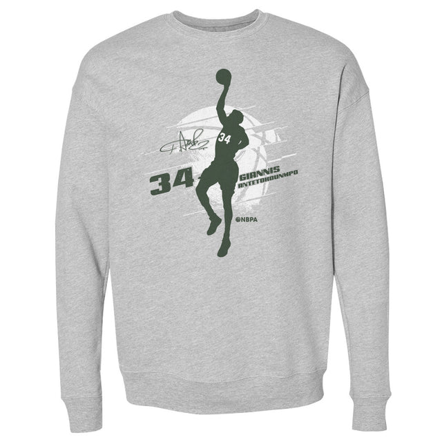 Giannis Antetokounmpo Men's Crewneck Sweatshirt | 500 LEVEL