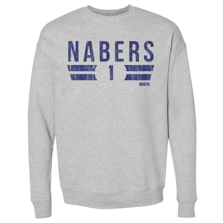 Malik Nabers Men's Crewneck Sweatshirt | 500 LEVEL